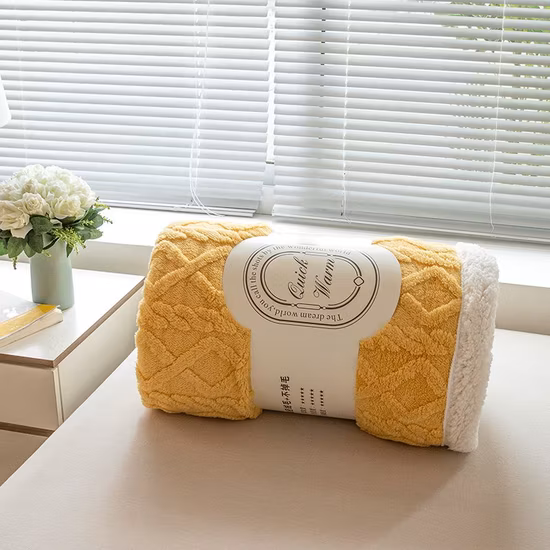 洗濯機で洗える厚手冬用暖かいフェイクファーブランケット冬用エクストラソフトサウナブランケット